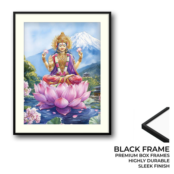 Goddess Laxmi in Himalaya - Vastu Painting