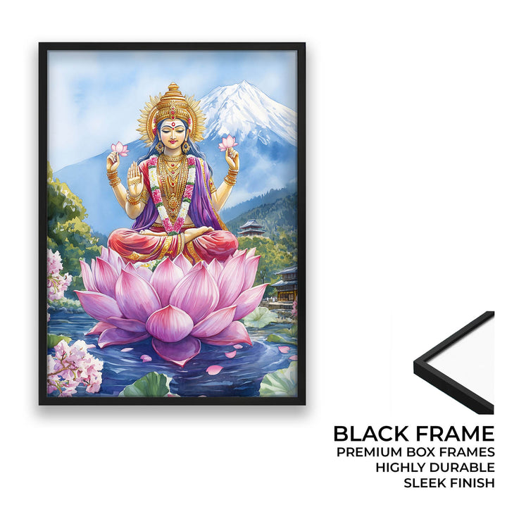 Goddess Laxmi in Himalaya - Vastu Painting