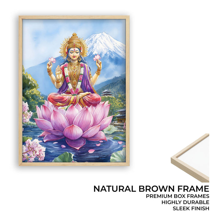 Goddess Laxmi in Himalaya - Vastu Painting