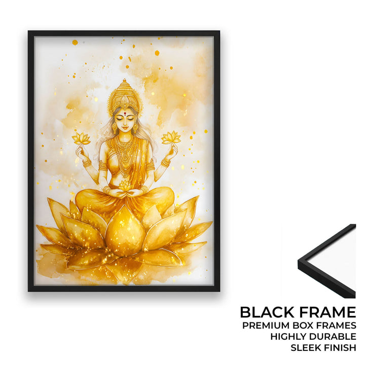 Goddess Laxmi on Lotus - Vastu Painting
