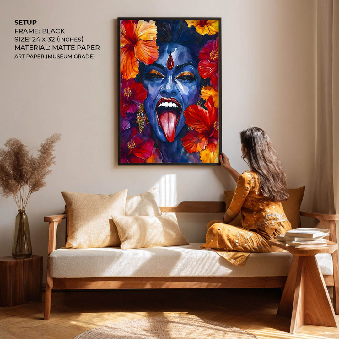 Goddess MahaKali  - Vastu Painting