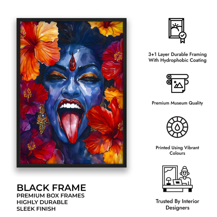 Goddess MahaKali  - Vastu Painting