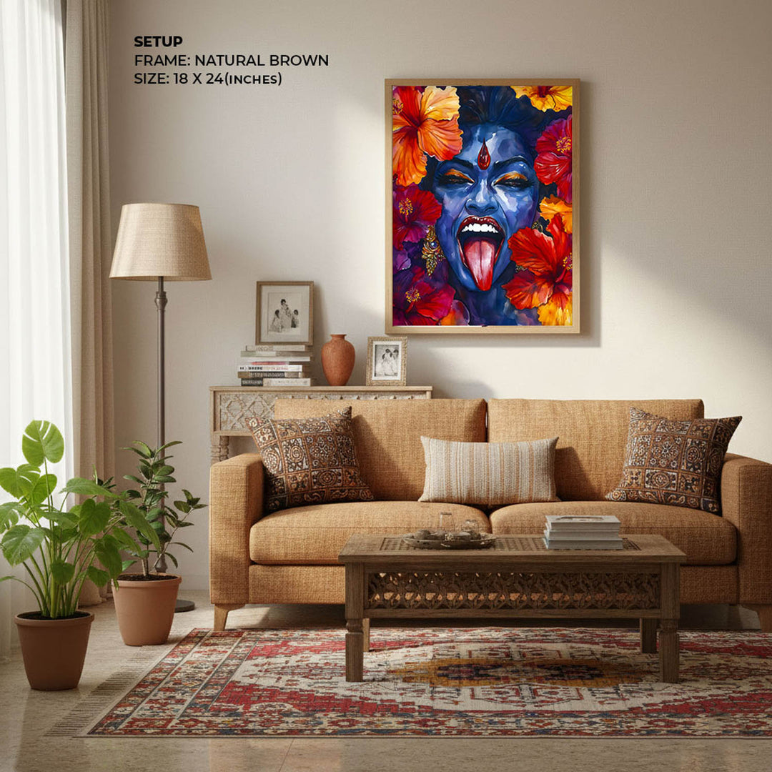 Goddess MahaKali  - Vastu Painting