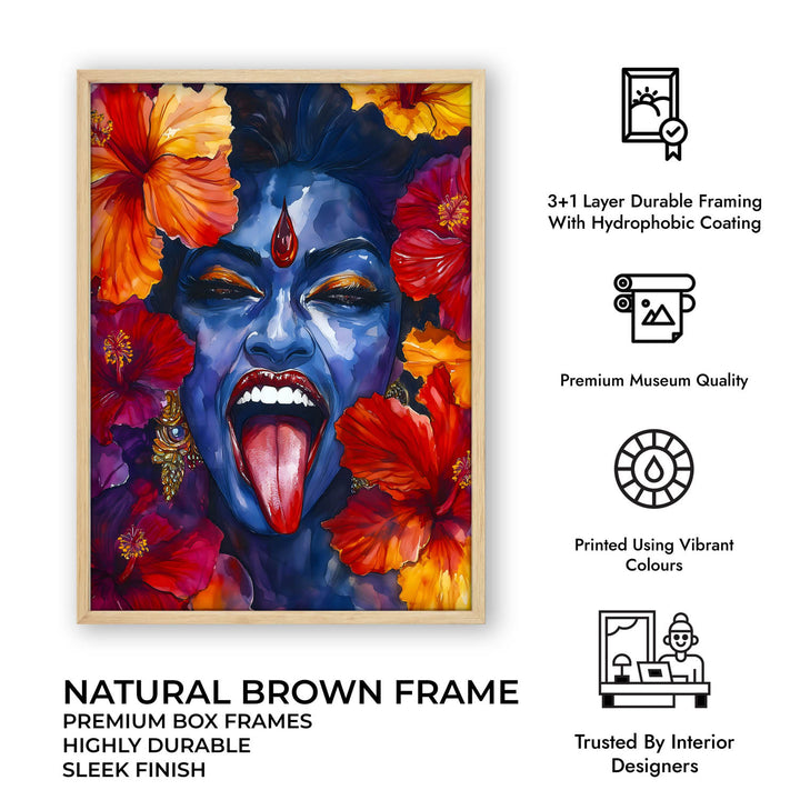 Goddess MahaKali  - Vastu Painting