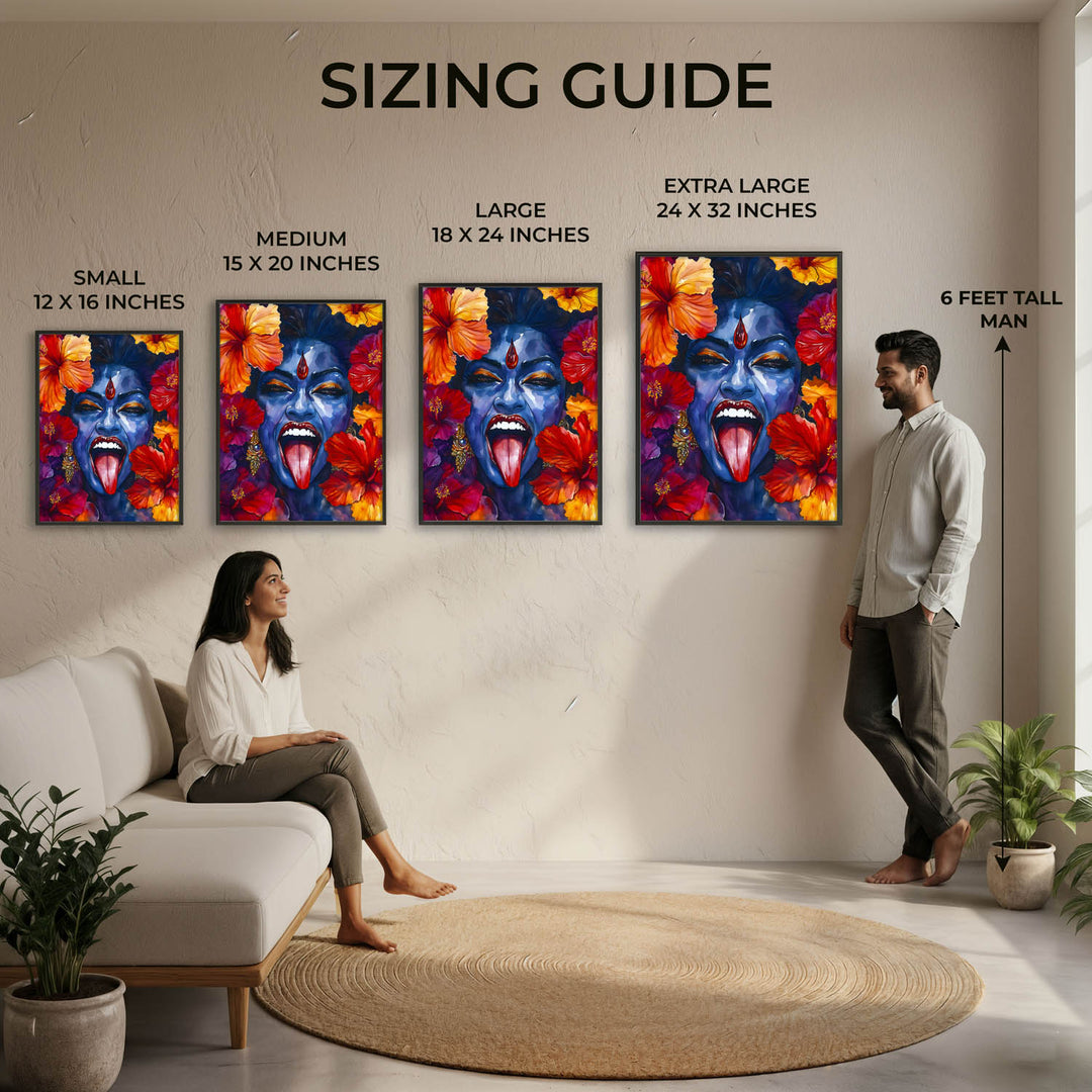 Goddess MahaKali  - Vastu Painting