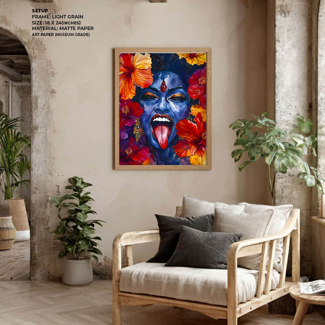 Goddess MahaKali  - Vastu Painting