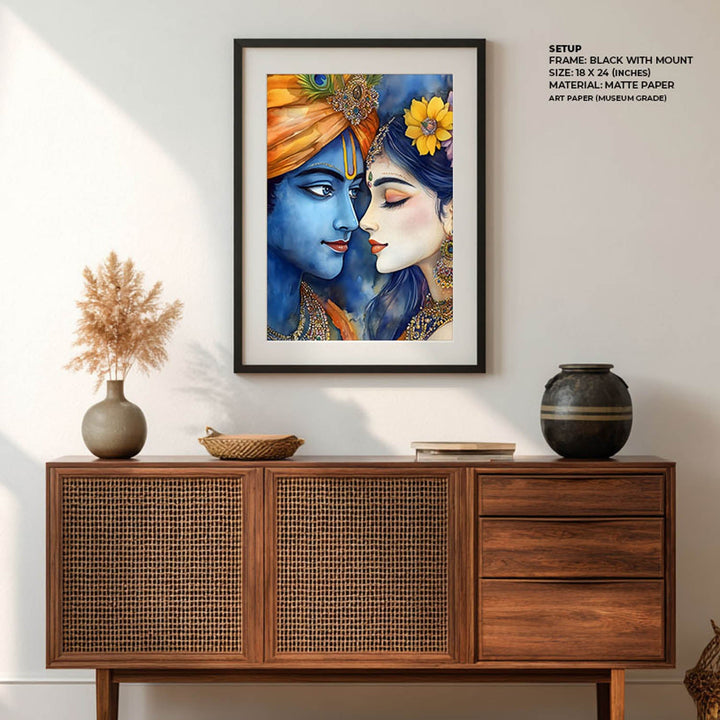 Krishna & Radha - Vastu Painting