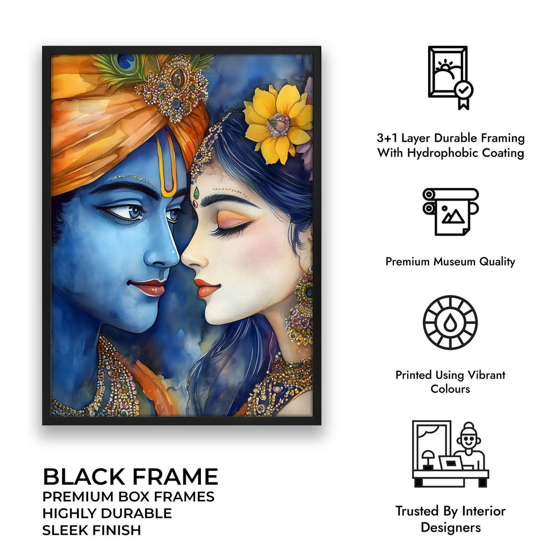 Krishna & Radha - Vastu Painting