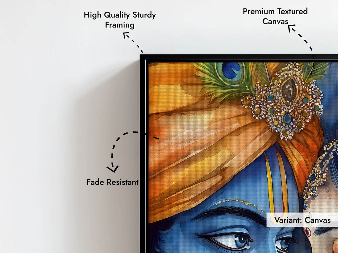 Krishna & Radha - Vastu Painting