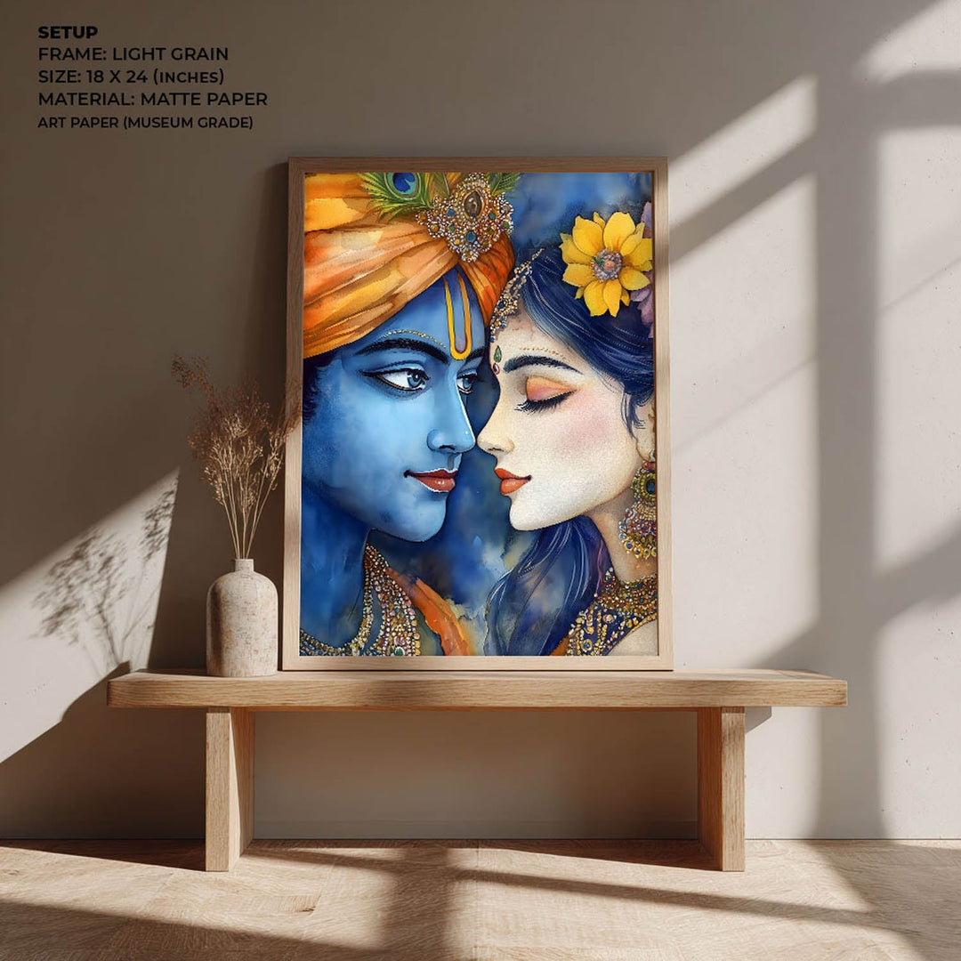 Krishna & Radha - Vastu Painting
