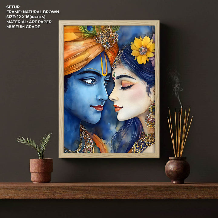 Krishna & Radha - Vastu Painting