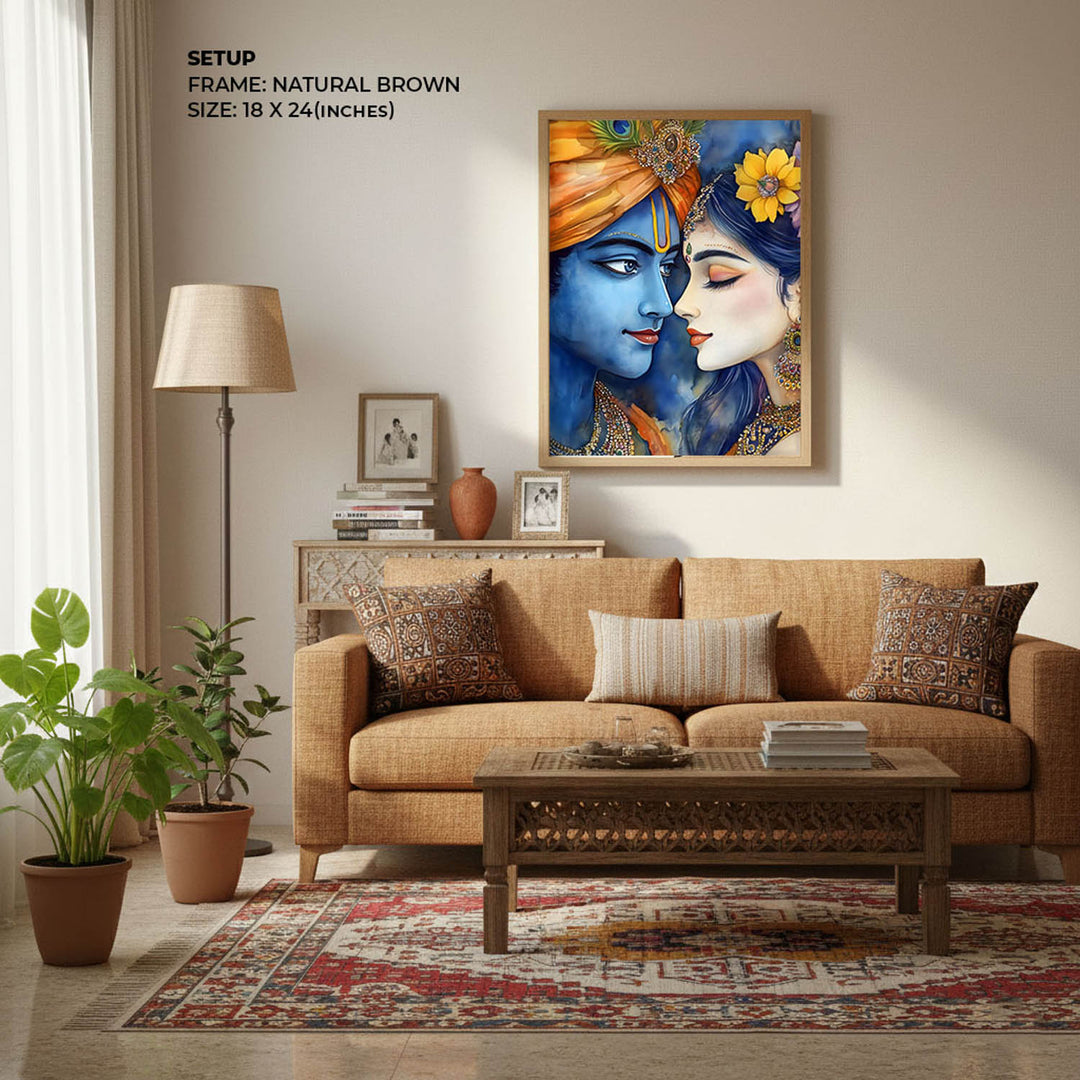 Krishna & Radha - Vastu Painting