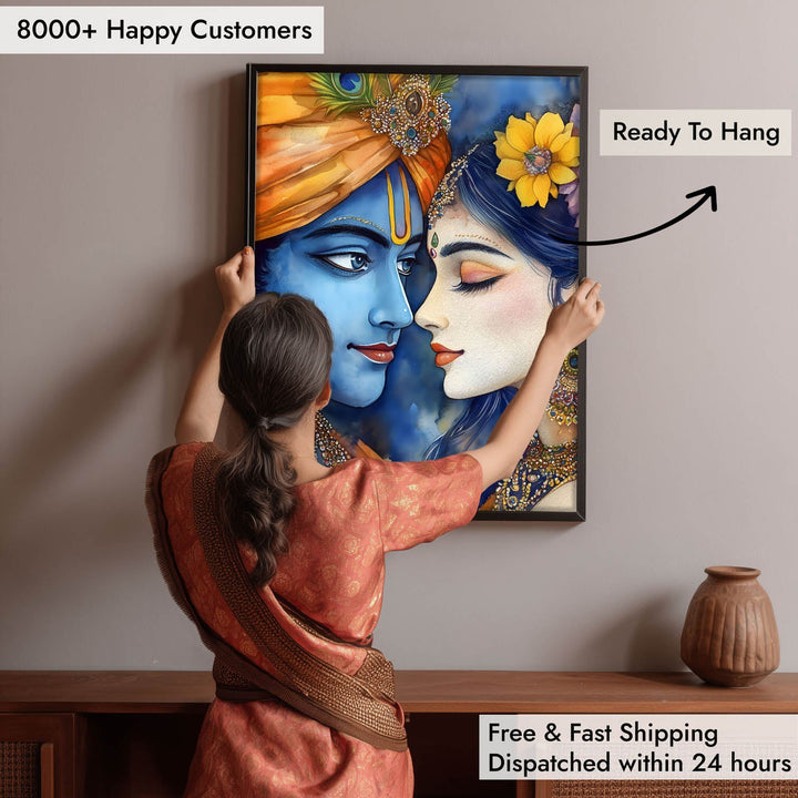 Krishna & Radha - Vastu Painting