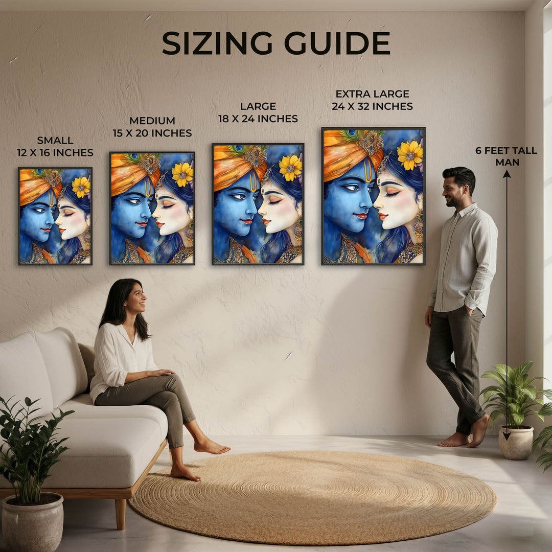 Krishna & Radha - Vastu Painting