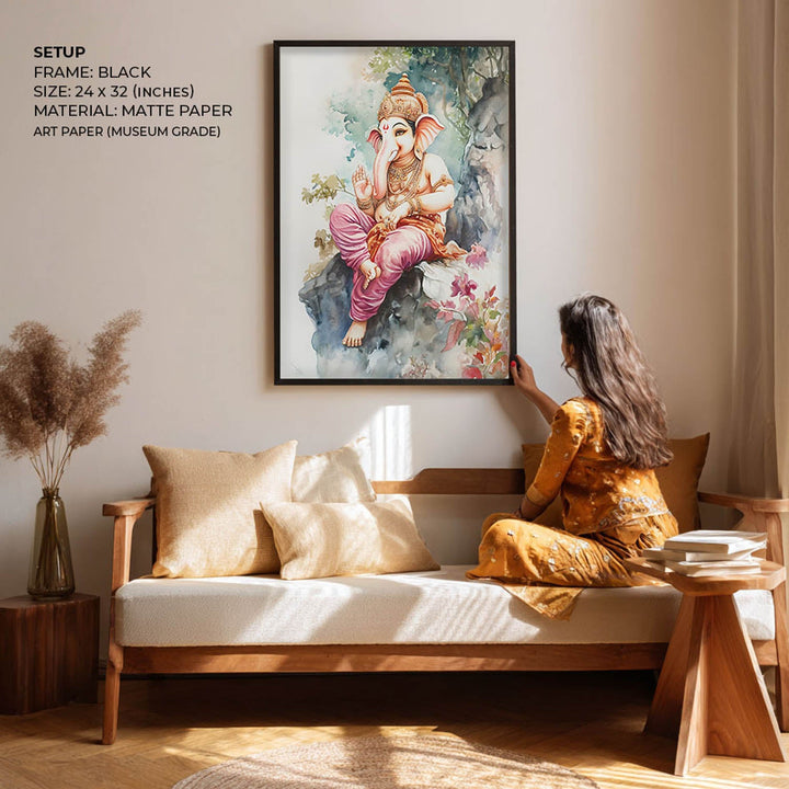 Lord Ganesh Blessing  - Vastu Painting