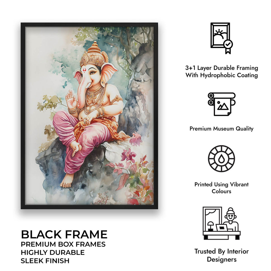 Lord Ganesh Blessing  - Vastu Painting