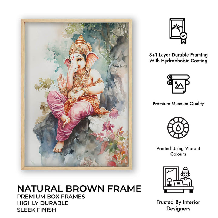 Lord Ganesh Blessing  - Vastu Painting