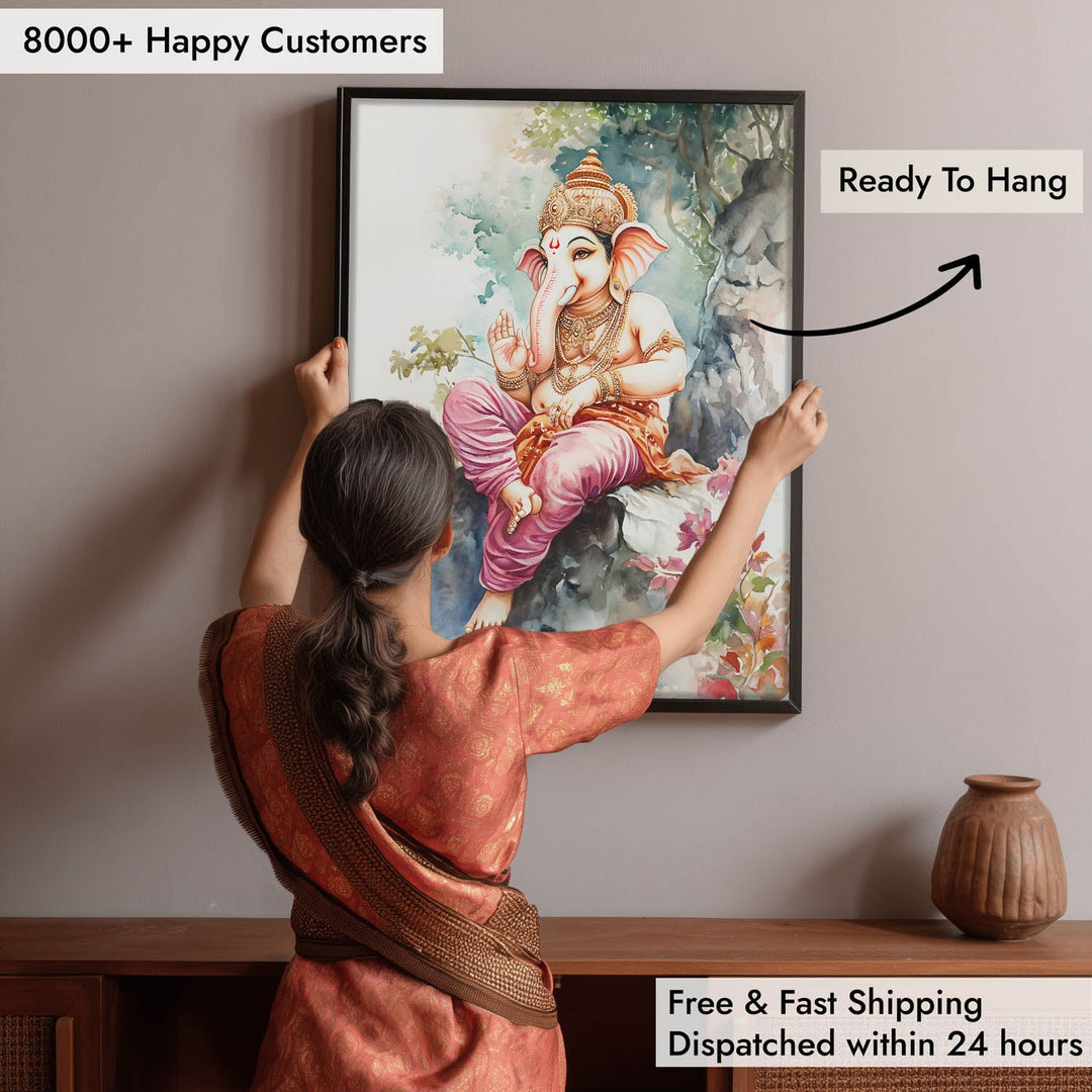 Lord Ganesh Blessing  - Vastu Painting
