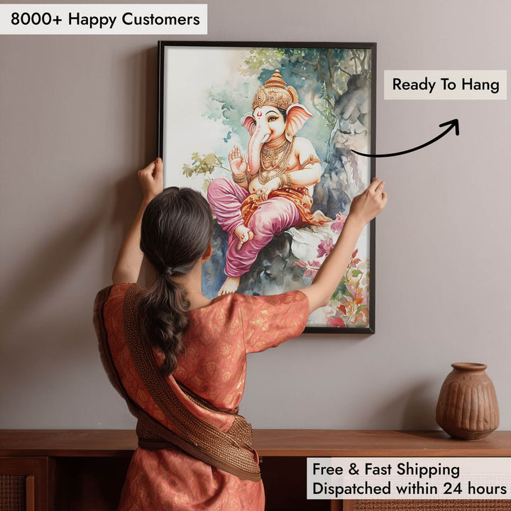 Lord Ganesh Blessing  - Vastu Painting