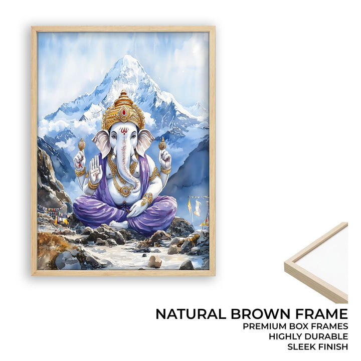 Lord Ganesh in Himalaya - Vastu Painting