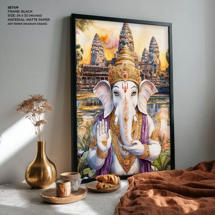 Lord Ganesha Blessing - Vastu Painting