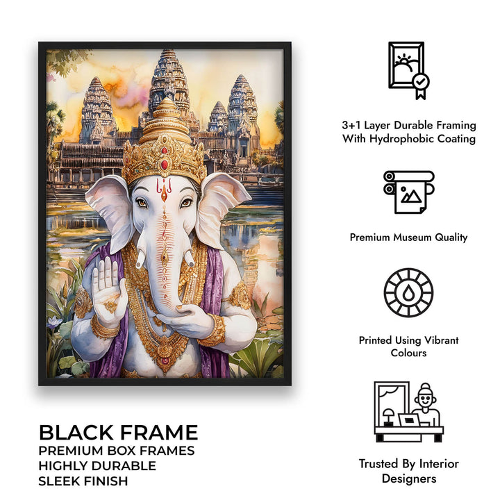 Lord Ganesha Blessing - Vastu Painting