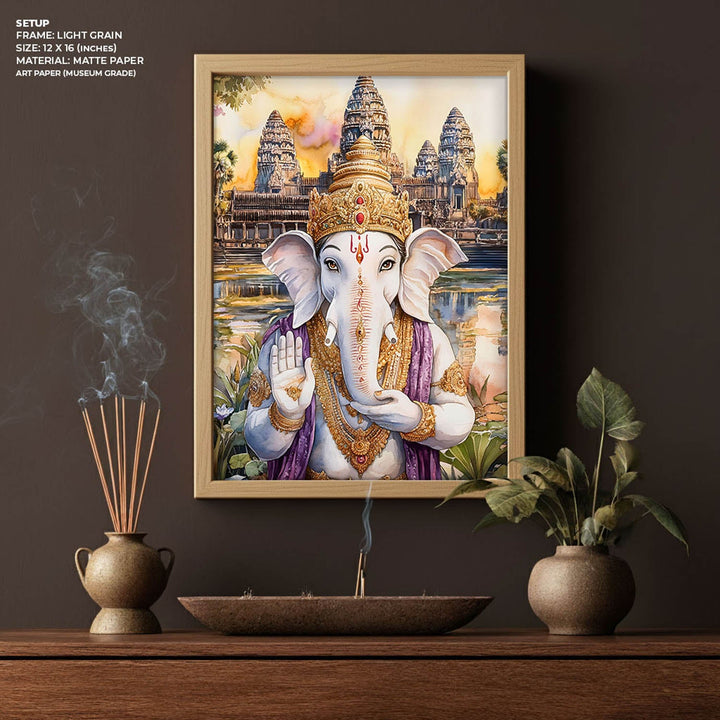 Lord Ganesha Blessing - Vastu Painting