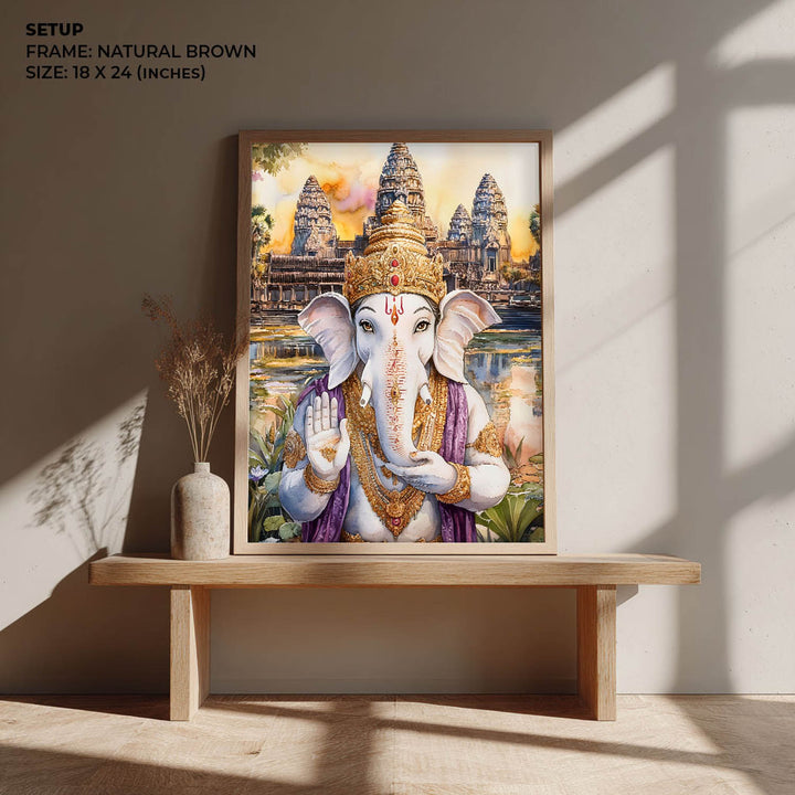 Lord Ganesha Blessing - Vastu Painting