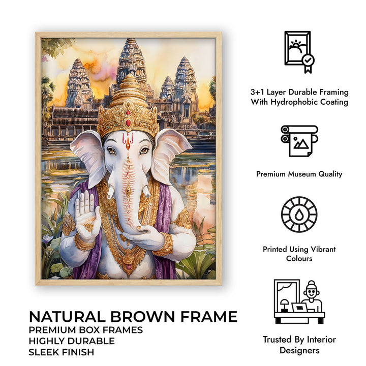 Lord Ganesha Blessing - Vastu Painting