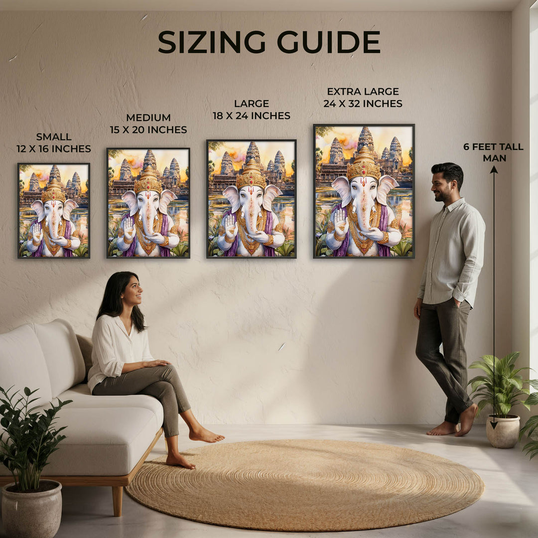 Lord Ganesha Blessing - Vastu Painting