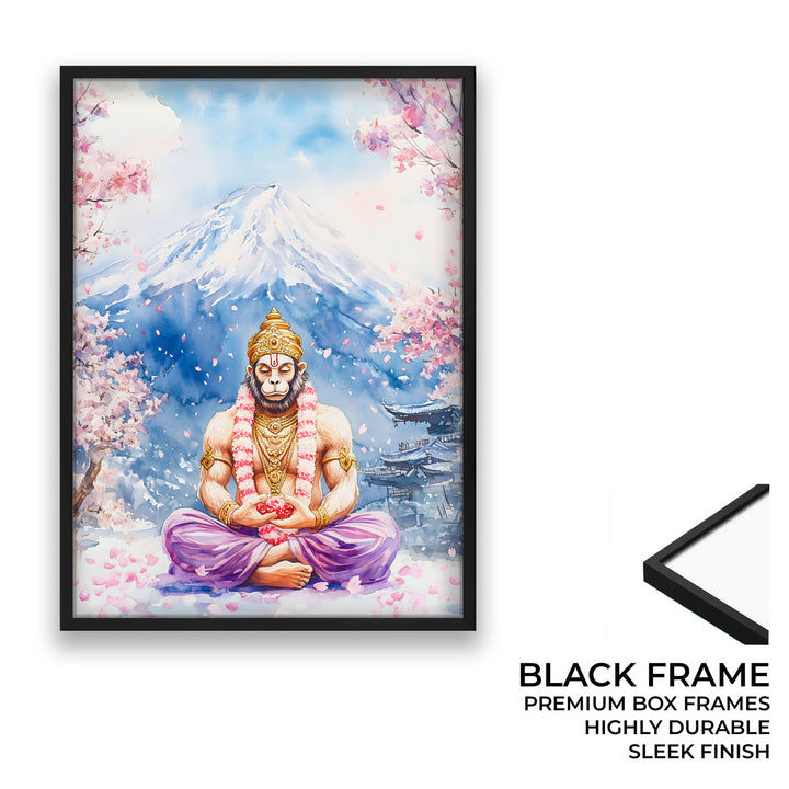 Lord Hanuman in Himalaya - Vastu Painting