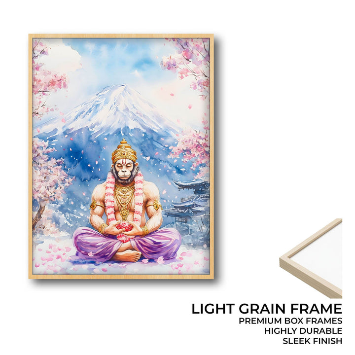 Lord Hanuman in Himalaya - Vastu Painting