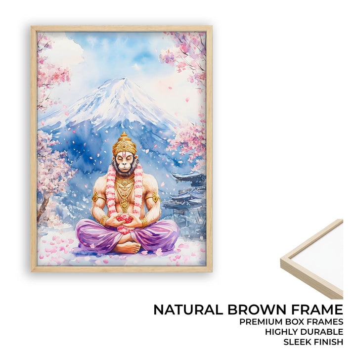 Lord Hanuman in Himalaya - Vastu Painting