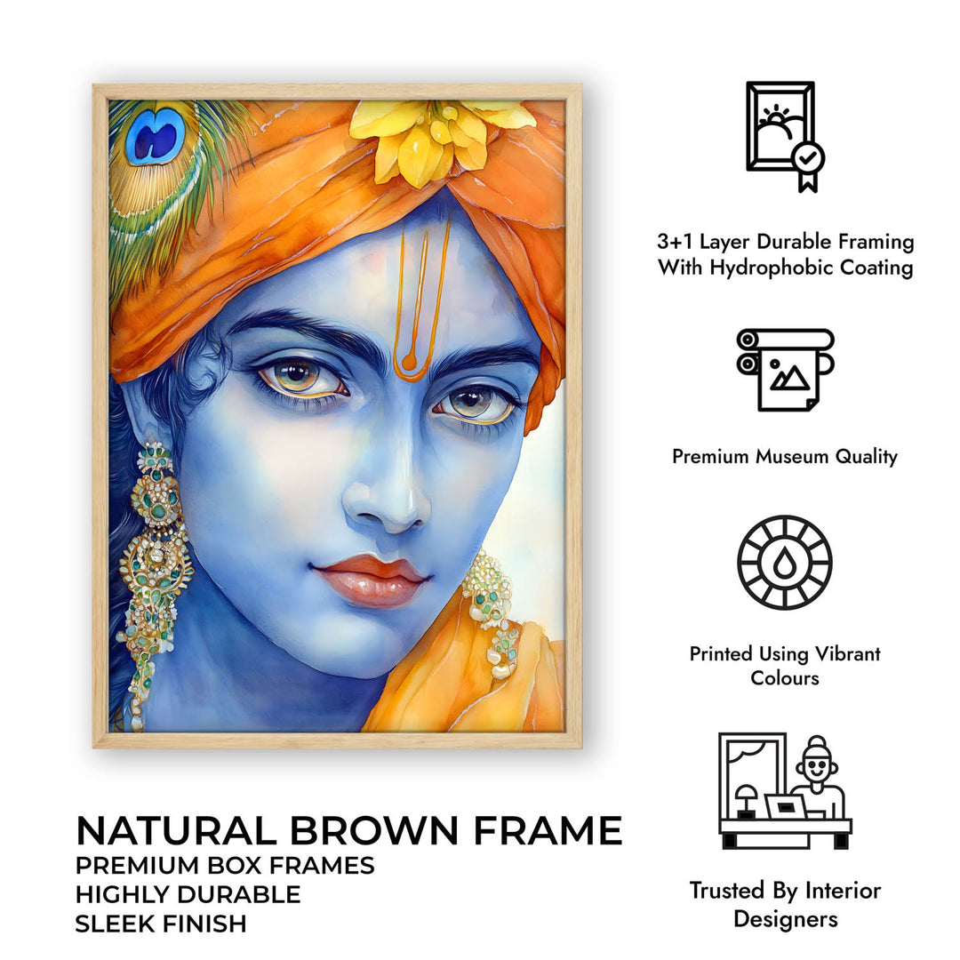 Lord Krishn - Vastu Painting