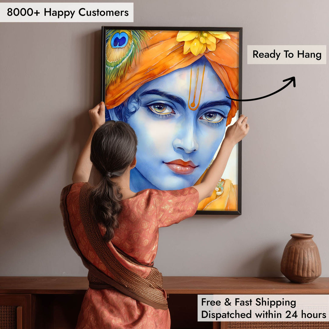 Lord Krishn - Vastu Painting