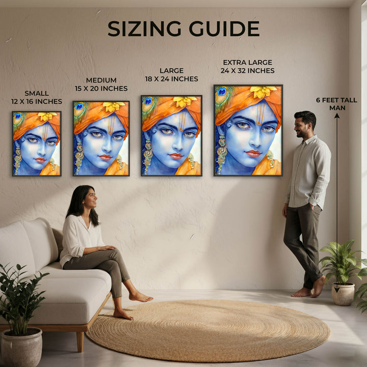 Lord Krishn - Vastu Painting