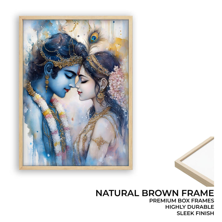 Lord Krishna & Goddess Radha - Vastu Painting
