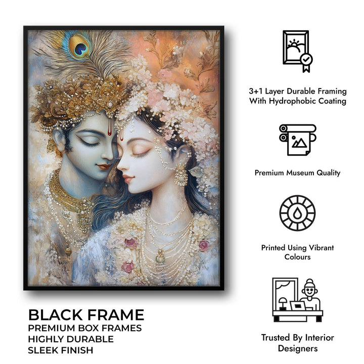 Lord Krishna & Radha - Vastu Painting