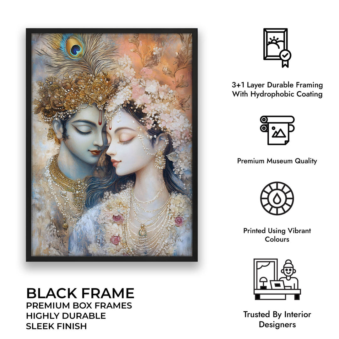 Lord Krishna & Radha - Vastu Painting