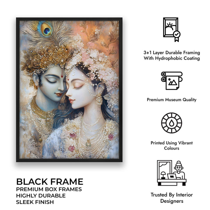 Lord Krishna & Radha - Vastu Painting