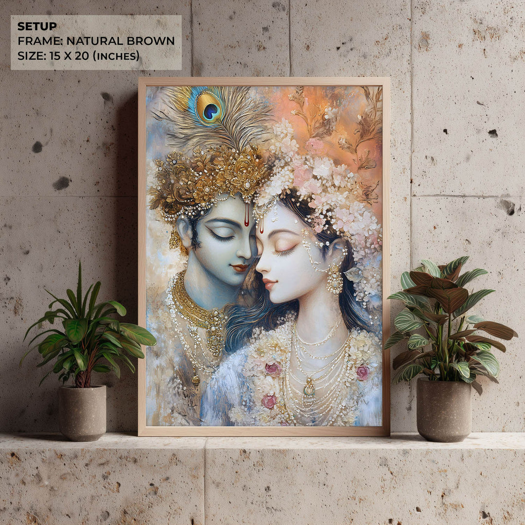 Lord Krishna & Radha - Vastu Painting