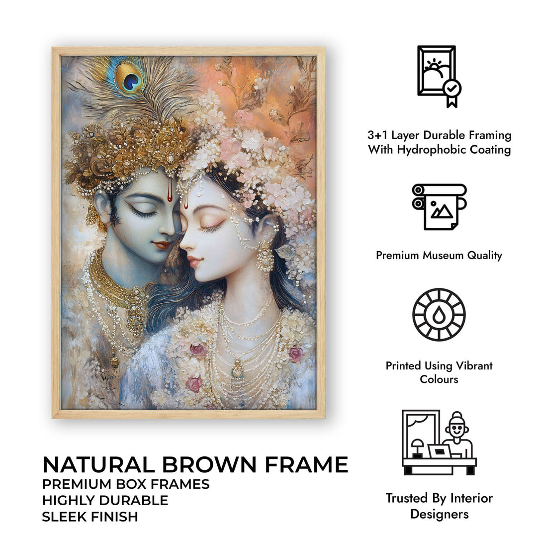 Lord Krishna & Radha - Vastu Painting