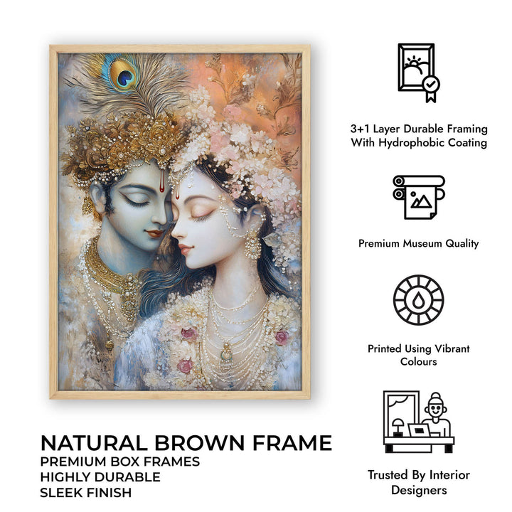 Lord Krishna & Radha - Vastu Painting