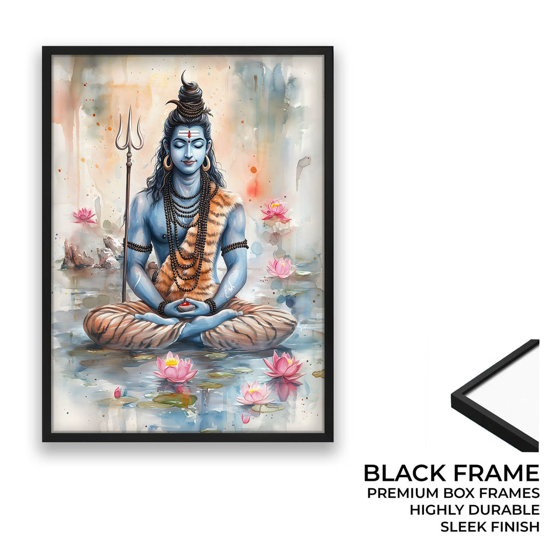 Lord Shiv Meditating  - Vastu Painting