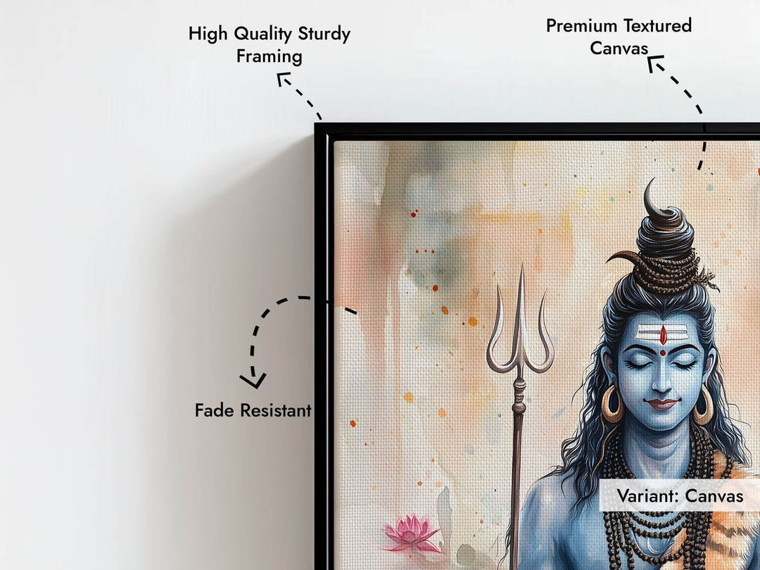 Lord Shiv Meditating  - Vastu Painting