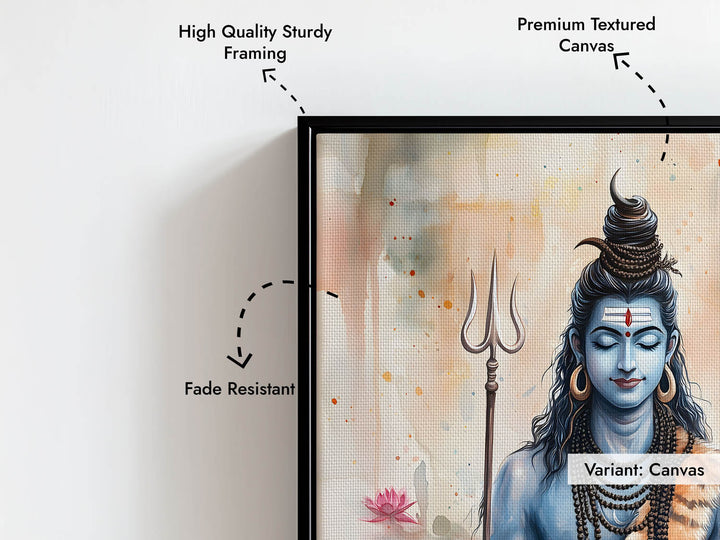 Lord Shiv Meditating  - Vastu Painting