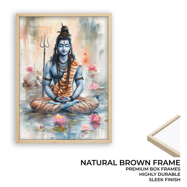 Lord Shiv Meditating  - Vastu Painting