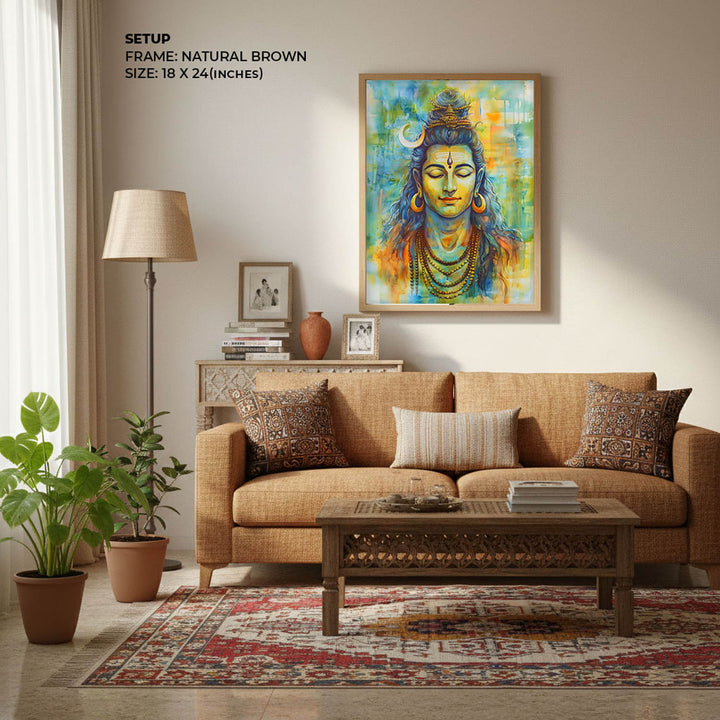 Lord Shiv in Dhyan - Vastu Painting