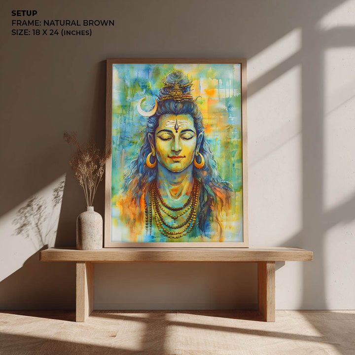 Lord Shiv in Dhyan - Vastu Painting