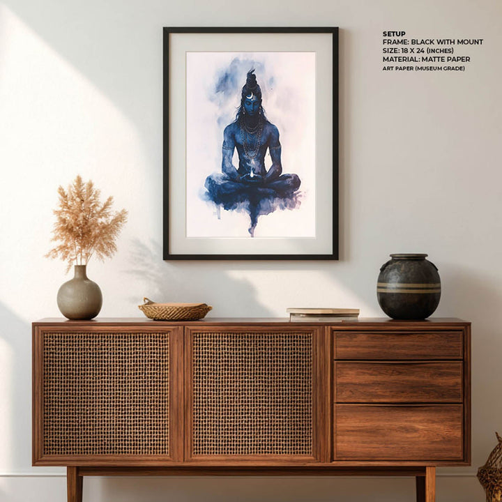 Lord Shiva Meditating - Vastu Painting